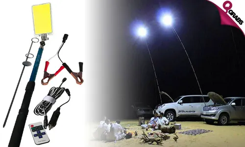 360° LED Camping Light with IR Remote!